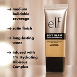 e.l.f. Soft Glam Satin Foundation, 25 Light Neutral, 1 fl oz