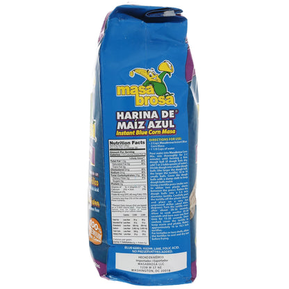 Masa Brosa Instant Blue Corn Flour Mix, 2 lbs, Gluten-Free