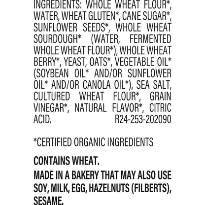 Oroweat Organic 100% Whole Grain Bread, 27 oz, Wheat Bread, Bag