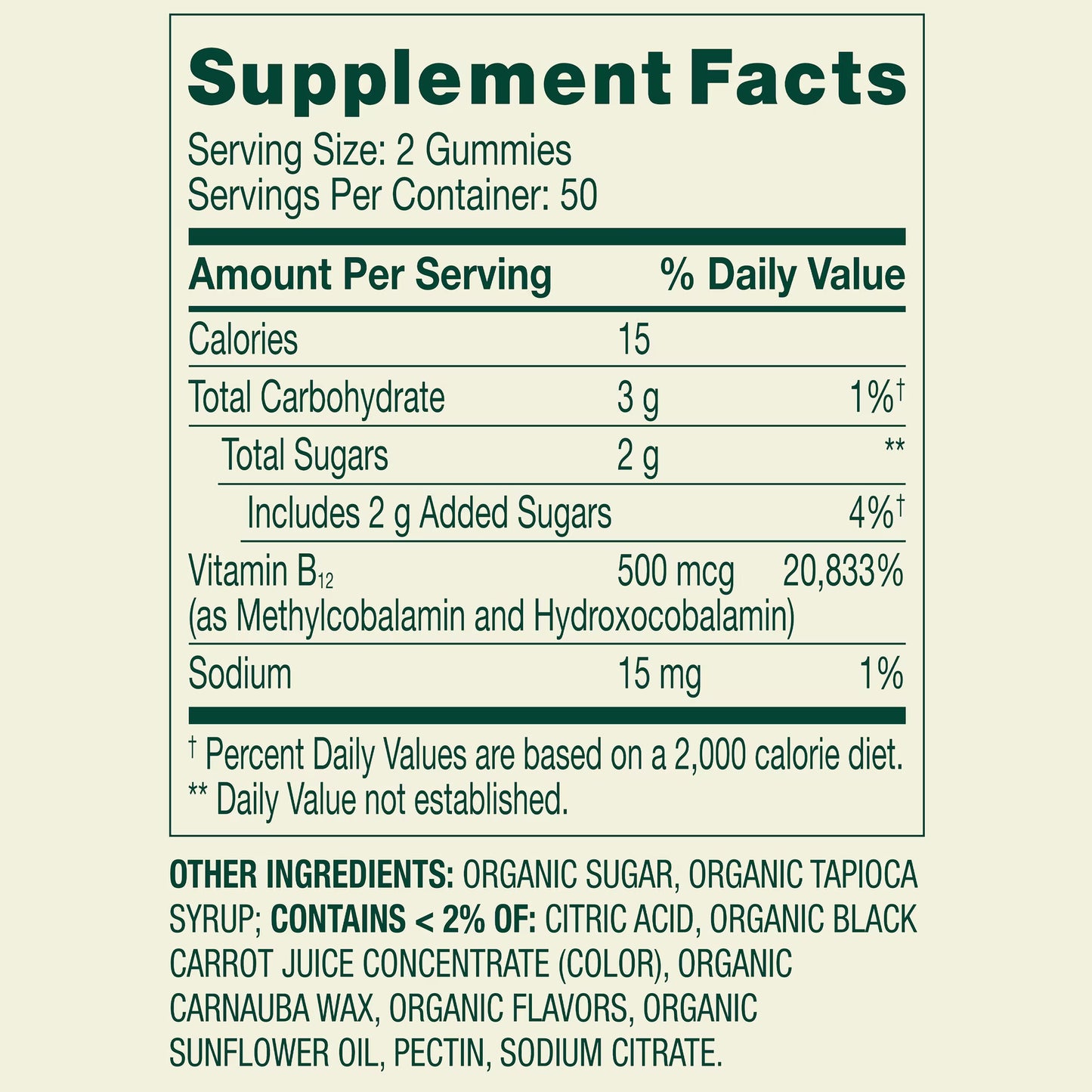 Spring Valley Vitamin B12 Supplement Vegetarian Gummies for Metabolism Support, Raspberry Flavor, 500 mcg, 100 Count