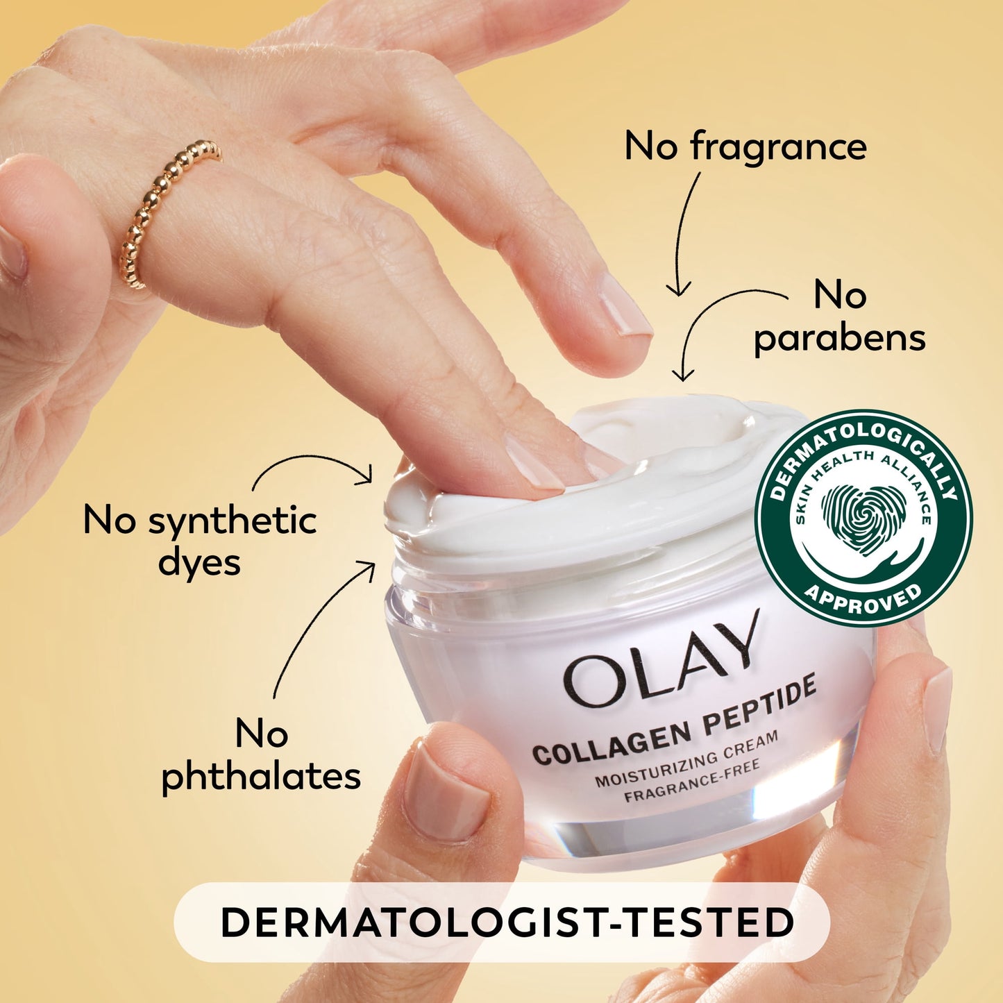 Olay Skin Care Regenerist Collagen Peptide 24 Facial Moisturizer, Fragrance-Free, 1.7 oz