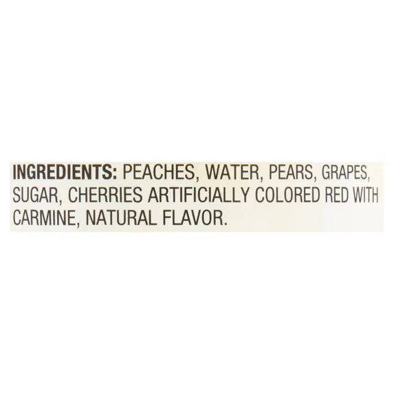 Great Value Light Syrup Extra Cherry Fruit Mix, 15 oz