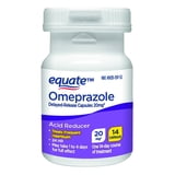 (3 pack) Equate Omeprazole Delayed-Release Acid Reducer Capsules, 20 mg, 42 Count