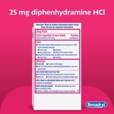 Benadryl Allergy Medicine for Adults, Ultratablets, 25 mg Diphenhydramine HCl, 100 Count Size
