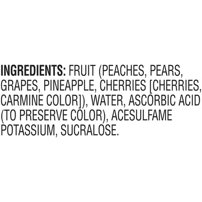 (12 pack) Del Monte No Sugar Added Mixed Fruit Cocktail, Canned Fruit, 14.5 oz Aluminum Can