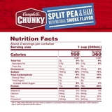 (2 pack) Campbell’s Chunky Soup, Ready to Serve Split Pea Soup with Ham, 19 oz Can