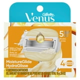 Venus Moistureglide Women's Razor Blades, 4 Refill Pack