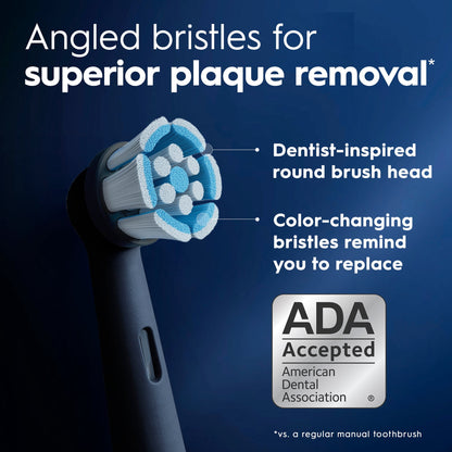 Oral‑B Toothbrush Heads, iO Gentle Care Electric Toothbrush Replacement Heads, Black, 2 Count