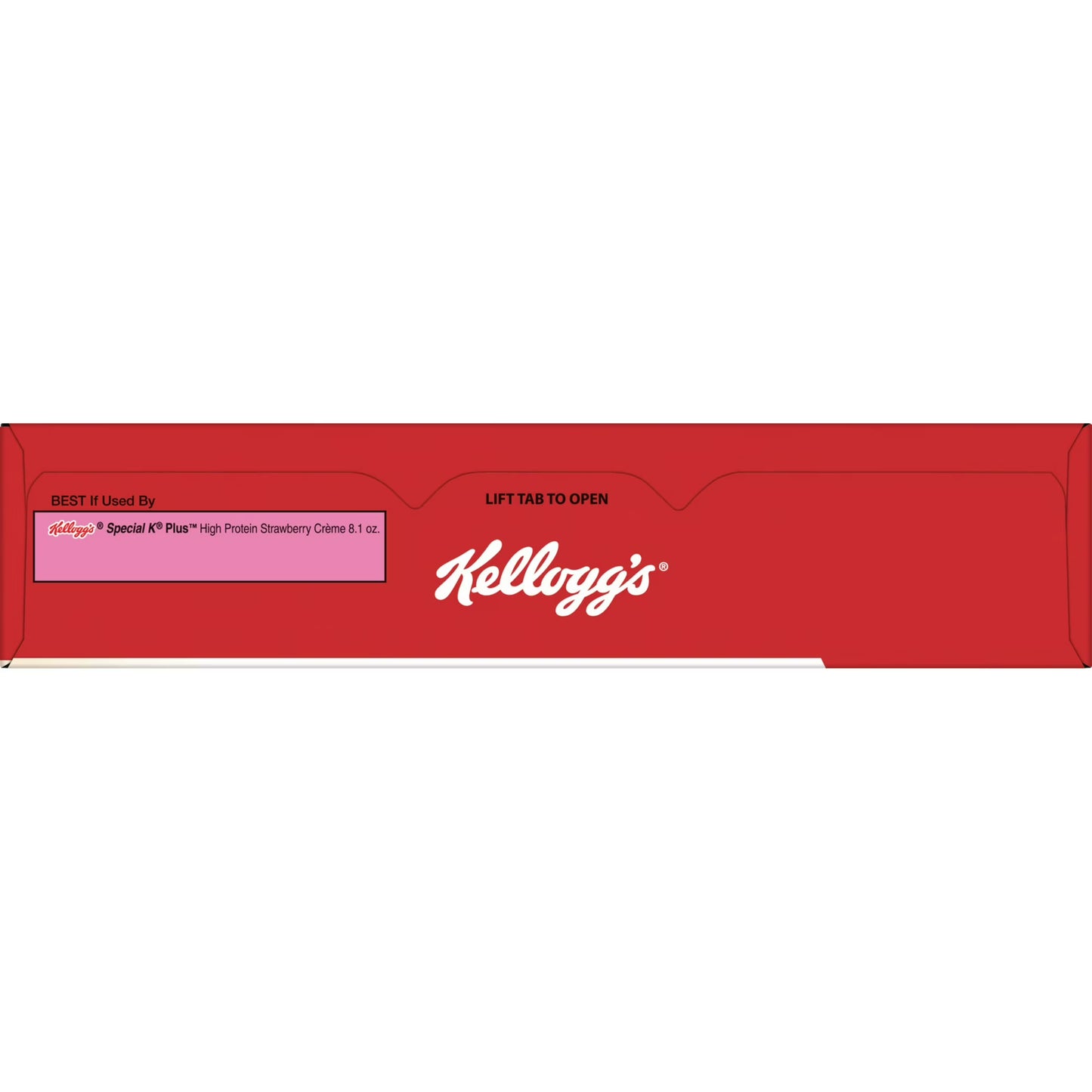 Kellogg's Special K Plus Strawberry Creme High Protein Zero Added Sugar Cereal Box, 8.1 oz