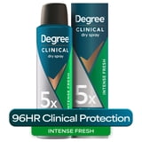 Degree Clinical Strength Antiperspirant Deodorant Intense Fresh Dry Spray, 3.8 oz