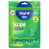 Oral-B Floss, Glide with Scope Outlast Dental Floss Picks, 225 Picks