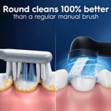 Oral‑B Toothbrush Heads, iO Ultimate Clean Electric Toothbrush Replacement Heads, Black, 2 Count