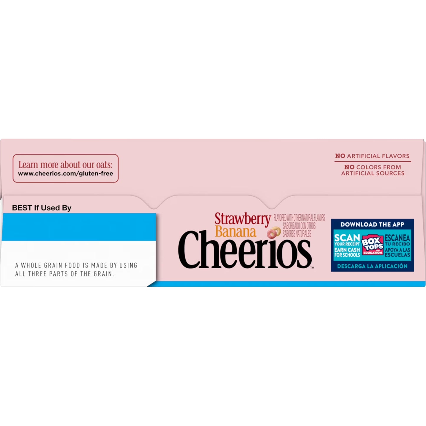 Strawberry Banana Cheerios, Heart Healthy Gluten Free Breakfast Cereal, Family Size, 19 oz