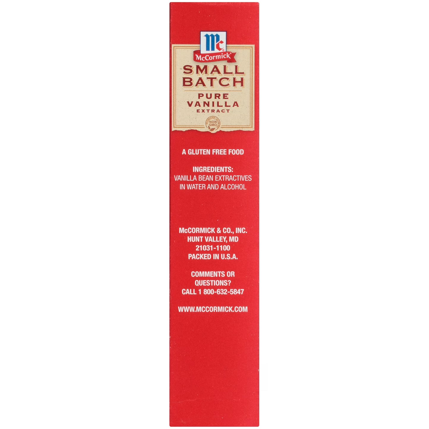 McCormick Small Batch Pure Vanilla Extract, 2.0 fl oz Box