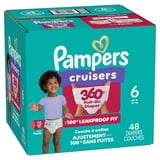 Pampers Cruisers 360 Baby Diapers Size 6, 48 Count (Select for More Options)
