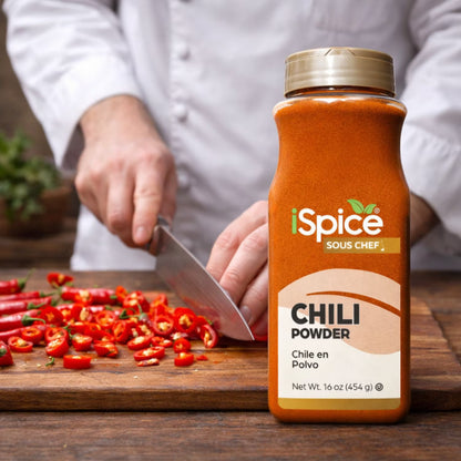 iSpice | Chili Powder | 16 oz | Gourmet Spice | Bulk Size | Kosher