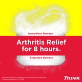 Tylenol 8 Hour Arthritis Fast, Strong Pain Relief, Acetaminophen 650 mg Extended Release, 100 Count