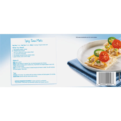 (3 pack) Premium Original Saltine Crackers, Lunch Snacks, 16 oz