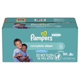 Pampers Complete Clean Baby Fresh Baby Wipes 12-Pack 864 Wipes (Select for More Options)