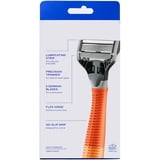 Harry's Men's 5-Blade Shaving Razor with 5 Refill Cartridges, Ember Orange