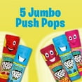 Push Pop Jumbo Lollipop Candy, Variety Pack 5.3oz Bag, 5-1.06oz