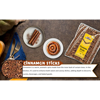 Rani Cinnamon Sticks 64oz (4lbs) 1.81kg Bulk Bag - 350-400 Sticks - Strong Aroma, Perfect for Baking, Cooking & Beverages | 3+ Inches Length - Cassia Saigon Cinnamon from Vietnam | Kosher