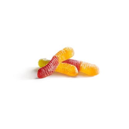 Lily's Assorted Fruit Flavored No Sugar Added Sour Gummy Worms, Bag 1.8 oz