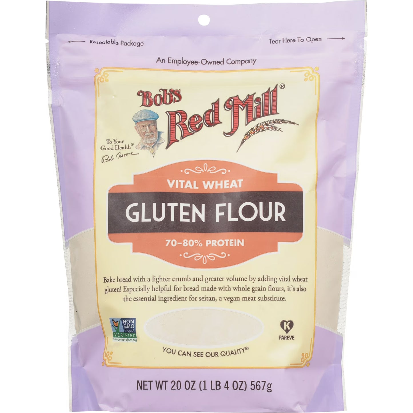 Bob's Red Mill Vital Wheat Gluten Flour, 20 oz