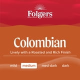 Folgers Colombian Ground Coffee, Medium Roast, 9.6 oz Canister 