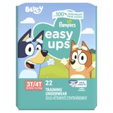Pampers Easy Ups Bluey Potty Training Pants Size 3T-4T, 22 Count (Select for More Options)