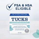 TUCKS Medicated Pads with Witch Hazel for Hemorrhoid Relief, 100 Count