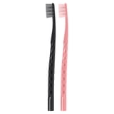 Oral-B Toothbrush Pro Whitening Brilliance, Extra Soft, Black and Coral, 2 Count