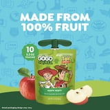 GoGo squeeZ Toy Story 5 No Sugar Added Apple Applesauce Pouches, 3.2 oz (10 Pack)
