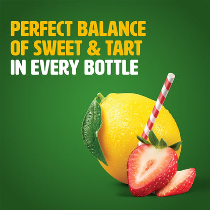 Tropicana Refreshers Strawberry Lemonade, Made with Real Lemons, 46 fl oz Bottle