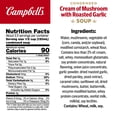 (8 pack) Campbell's Condensed Cream of Mushroom Soup with Roasted Garlic, 10.5 oz Can