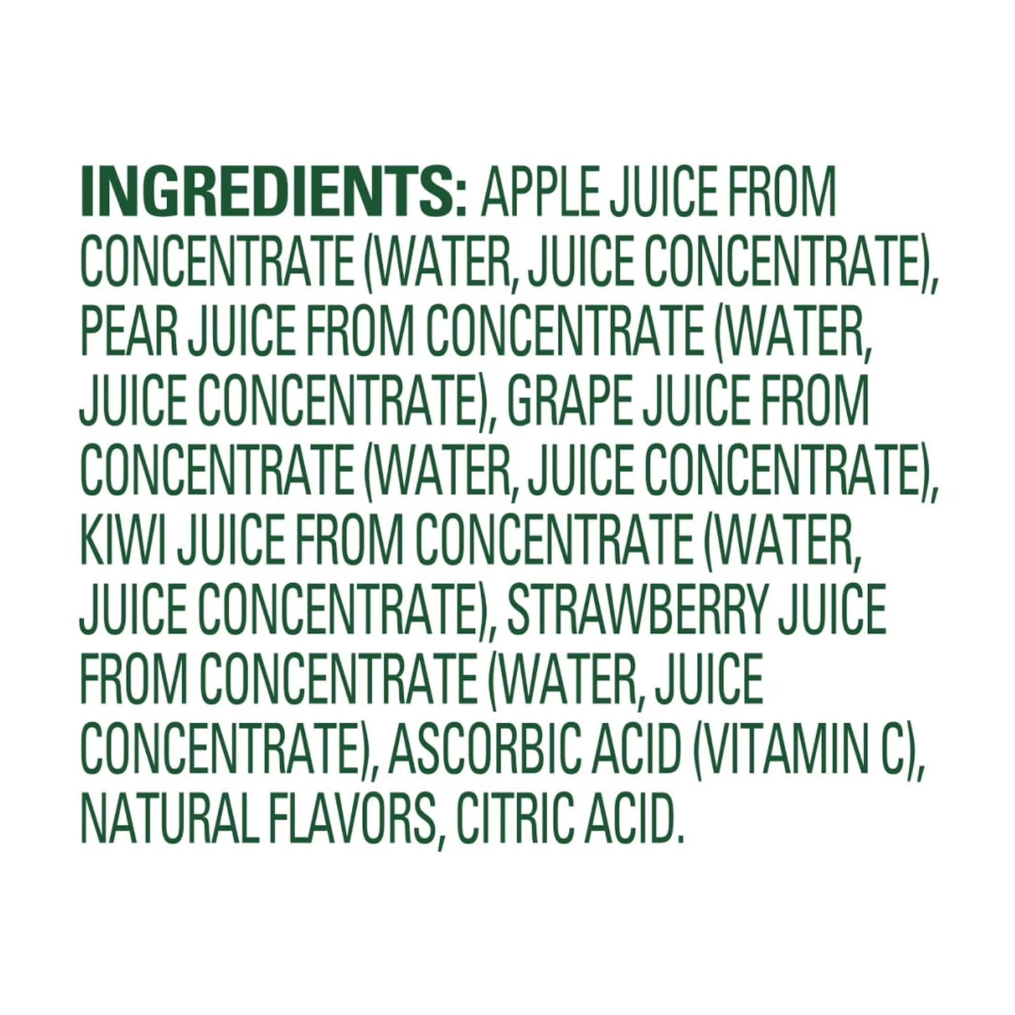 (4 pack) Juicy Juice 100% Juice, Kiwi Strawberry, 48 fl oz Bottle
