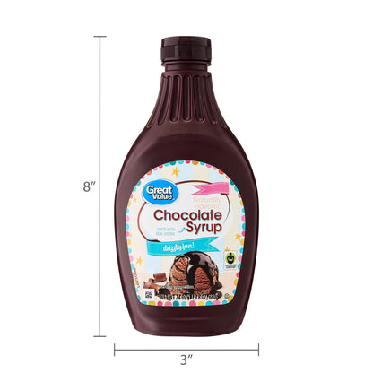 Great Value Chocolate Syrup, 24 oz