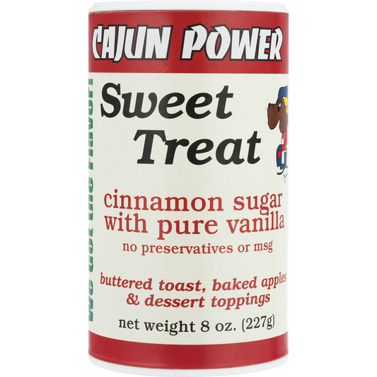 Cajun Power Sweet Treat Cinnamon Sugar With Pure Vanilla, 8.0 OZ