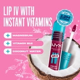 NYX Professional Makeup Lip IV Hydrating Lip Oil & Stain with Coconut Water, Magenta Mist, 0.16 fl oz