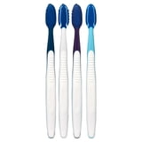Oral-B Toothbrush, Pro Clean Cross Action, Deep Plaque Removal, Medium, 4 Count