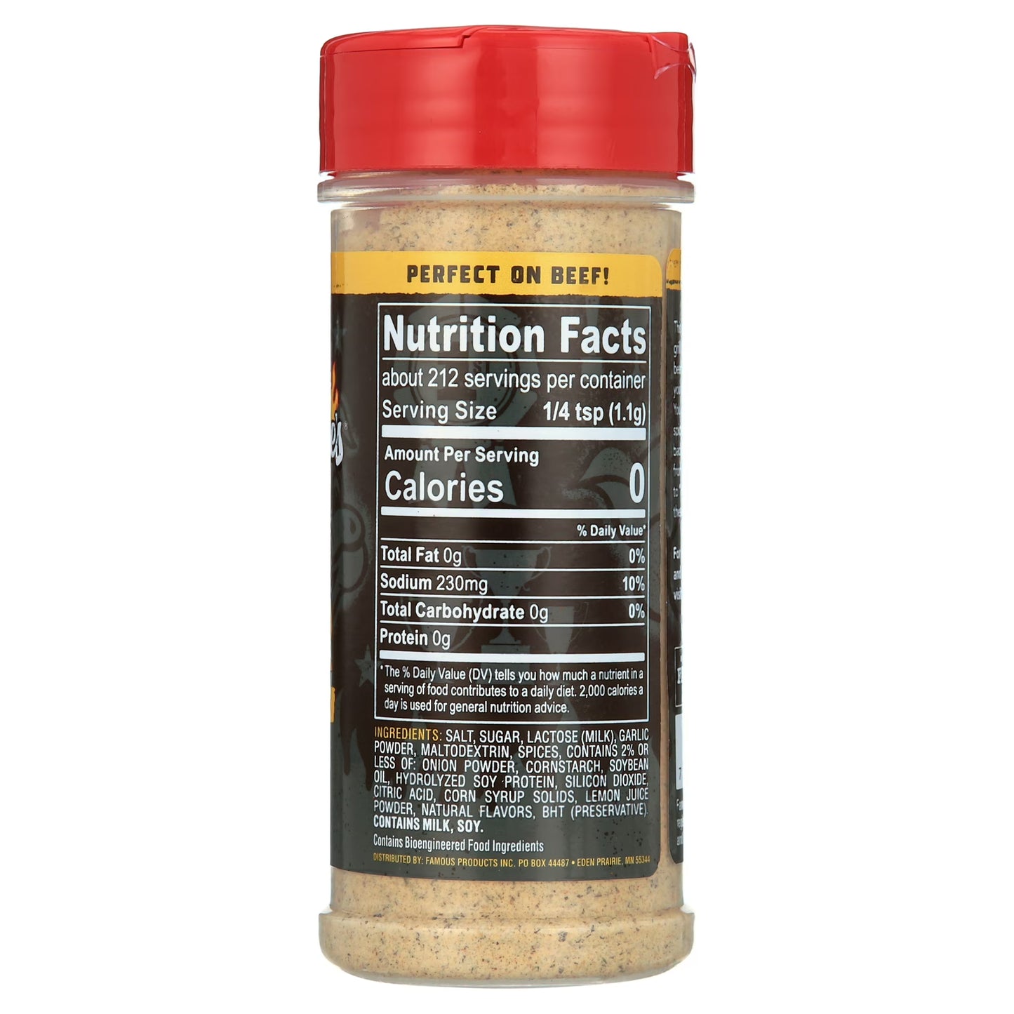 Famous Dave's Steak & Burger Seasoning 8.25 oz