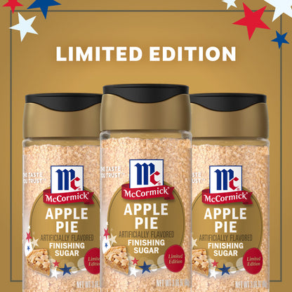 McCormick Apple Pie Finishing Sugar, 3.06 oz Bottle