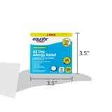 Equate Non-Drowsy All Day Allergy Relief Loratadine 10 mg Tablets Antihistamine, 120 Count (2x60 Count), Compare to ClaritinÂ 24 Hour Active Ingredient