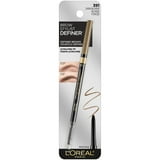 (2 pack) L'Oreal Paris Brow Stylist Definer Waterproof Eyebrow Mechanical Pencil, Dark Blonde