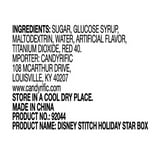 Disney Stitch Holiday Star Shaped Ornament Box with Candy Canes, 1.06oz