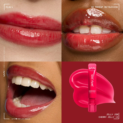 NYX Professional Makeup Jelly Job Lip Gloss, Cherry Jelly 14
