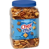 Chex Mix Traditional Original Recipe Snack Mix, Salty Snacks Tub, 20 oz