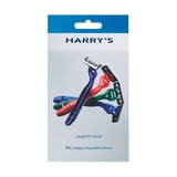 Harry's Men's 3-Blade Disposable Razors, Multi-Color Variety Pack, 4 Count