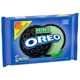 OREO Mint Creme Chocolate Sandwich Cookies, Family Size, 18.71 oz