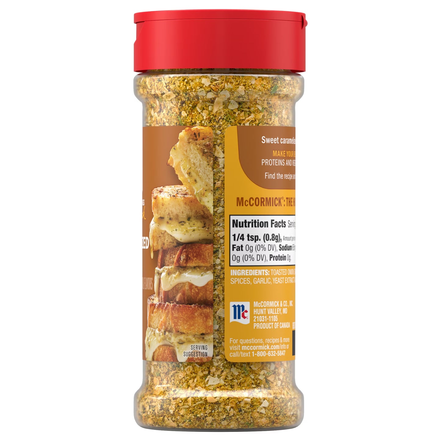 McCormick Caramelized Onion Seasoning, 4.66 oz Bottle